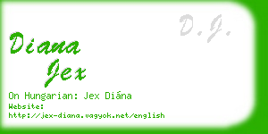 diana jex business card